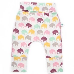 Harem Pants - Lavender Elephant